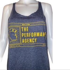 Box tribe Gray scoop neck tank top cotton blend athletic training  SZ large